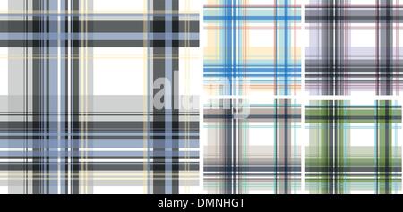 Seamless plaid tessuto di controllo modello tessili Illustrazione Vettoriale