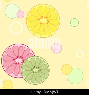 Agrumi modello senza giunture Illustrazione Vettoriale