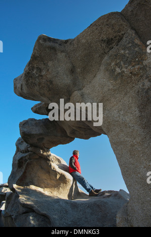 Finestra Arch, sunrise, città di roccia riserva nazionale, Idaho meridionale Foto Stock