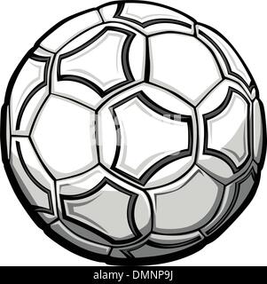 Pallone da calcio grafica illustrazione vettoriale Illustrazione Vettoriale