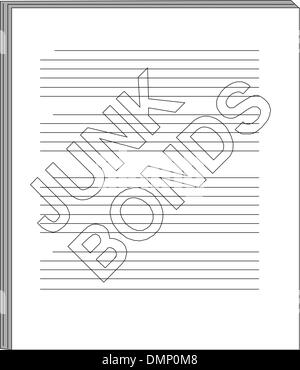 Junk Bond Illustrazione Vettoriale