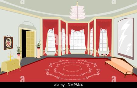 Camera retrò background. Illustrazione Vettoriale