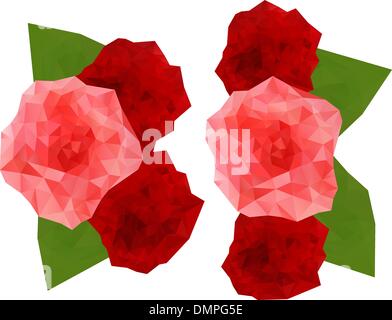 Fiori astratti Illustrazione Vettoriale