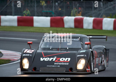 Il 29 agosto 2009 - MontrÅ½Al, QuÅ½bec, Canada - 29 August 2009: Bernhard/Dumas (#12 Penske Racing/Porsche Riley) sulla strada per il secondo posto in campionato Grand-Am Rolex MontrÅ½al 200 in MontrÅ½al, QC ..*****per solo uso editoriale* (credito Immagine: © Oliver giorno/Southcreek globale/ZUMApress.com) Foto Stock