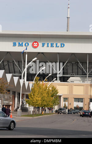 18 ottobre 2009 - Toronto, Ontario, Canada - 17 Ottobre 2009: BMO Field, casa dei Toronto FC. Real Salt Lake sono sconfitti da Toronto FC 1-0 presso BMO Field, Toronto, ON. (Credito Immagine: © Steve Dormer Southcreek/Global/ZUMApress.com) Foto Stock