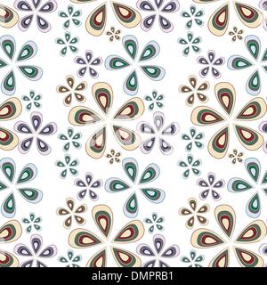 Vettore astratta senza giunture disegnati a mano pattern Illustrazione Vettoriale