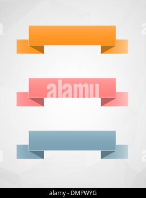 nastri in bianco Illustrazione Vettoriale