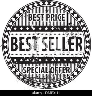 Best Seller timbro di gomma grunge Illustrazione Vettoriale