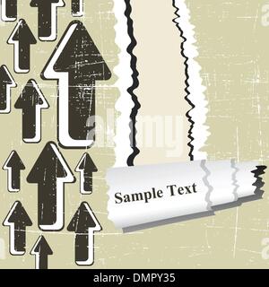 Il vettore retrò sfondo grunge Illustrazione Vettoriale