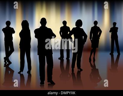 Squadra di affari Illustrazione Vettoriale