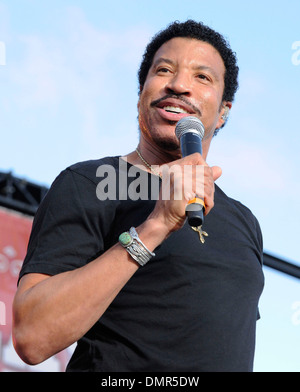 Lionel Richie in esecuzione al 1° Stivali annuale e cuori Music Festival a Canadian Tire Motorsport Park Bowmanville Canada - Foto Stock