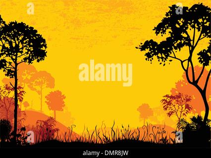 Woodland Illustrazione Vettoriale