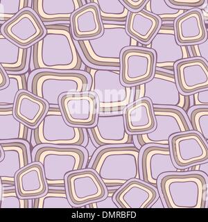 Modello senza cuciture con disegnati a mano le piazze Illustrazione Vettoriale