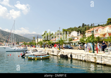 Passeggiata di Agia Efimia, Cefalonia, Grecia Foto Stock