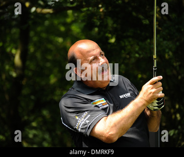 Willie Thorne Farmfoods British par tre Pro am Golf di celebrità che la concorrenza venga mantenuta a Nailcote Hall - Giorno 2 Coventry Foto Stock