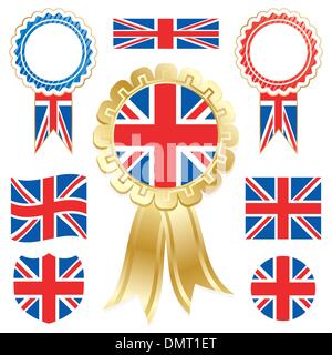 UK flag Illustrazione Vettoriale