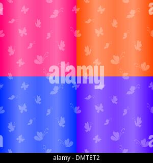 Gli sfondi di farfalle Illustrazione Vettoriale