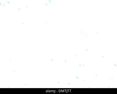 Natale con baubles multicolore. EPS 8 Illustrazione Vettoriale