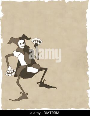 joker di vettore Illustrazione Vettoriale