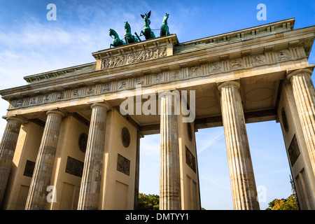 Berlino, Germania. Branderburger Tor Foto Stock