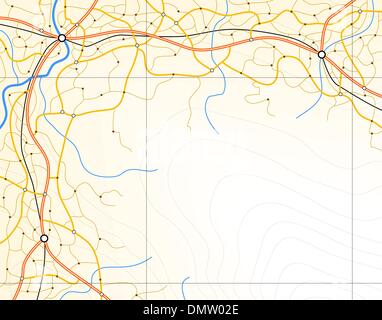 Mappa generica Illustrazione Vettoriale