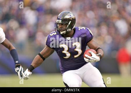 Nov. 12, 2009 - Baltimore, Maryland, Stati Uniti - 01 nov. 2009: Baltimore Ravens Ray Lewis durante il Baltimore Ravens vs Denver Broncos gioco a M&T Bank Stadium di Baltimora, Maryland in cui i corvi ha vinto 30-7 per andare 3-0 (credito Immagine: © Southcreek globale/ZUMApress.com) Foto Stock