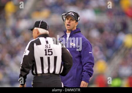 Nov. 12, 2009 - Baltimore, Maryland, Stati Uniti - 01 nov. 2009: durante la Baltimore Ravens vs Denver Broncos gioco a M&T Bank Stadium di Baltimora, Maryland in cui i corvi ha vinto 30-7 per andare 3-0 (credito Immagine: © Southcreek globale/ZUMApress.com) Foto Stock