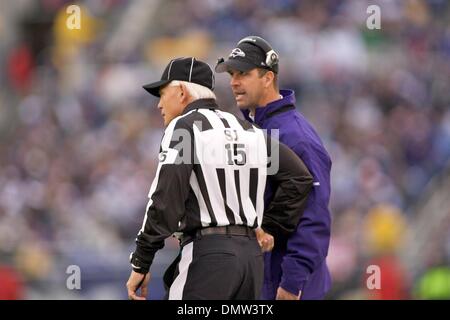 Nov. 12, 2009 - Baltimore, Maryland, Stati Uniti - 01 nov. 2009: durante la Baltimore Ravens vs Denver Broncos gioco a M&T Bank Stadium di Baltimora, Maryland in cui i corvi ha vinto 30-7 per andare 3-0 (credito Immagine: © Southcreek globale/ZUMApress.com) Foto Stock