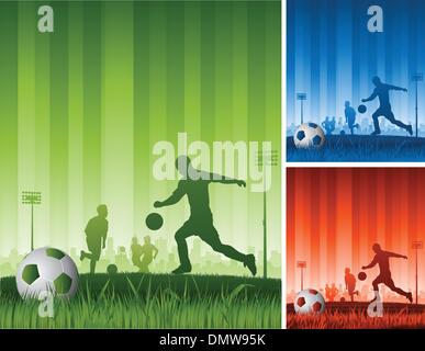 Sfondo di calcio Illustrazione Vettoriale