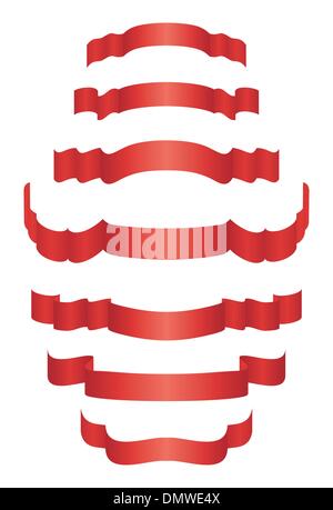 Nastri con tirante Illustrazione Vettoriale