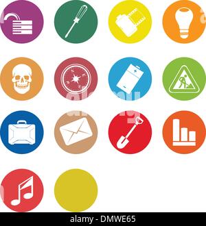 Icone di Web Illustrazione Vettoriale