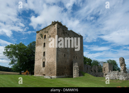 Spynie Palace Historic Scotland vicino al Elgin moray buchan Foto Stock