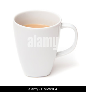 La tazza di tè isolato su un bianco di sfondo per studio. Foto Stock