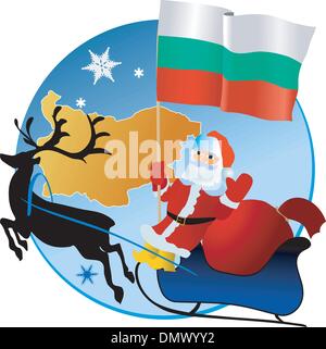 Buon Natale In Bulgaro.Buon Natale Mappa Bulgaria Immagine E Vettoriale Alamy