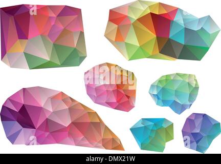 Vettore colorati gli elementi di design Illustrazione Vettoriale