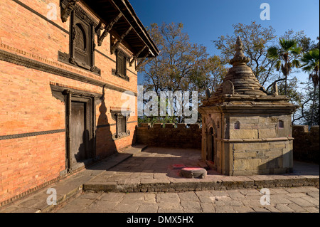 Gorkha Durbar, Gorkha, colline occidentali, Nepal Foto Stock