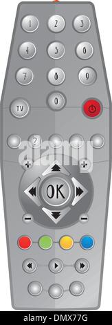 Telecomando in plastica Illustrazione Vettoriale