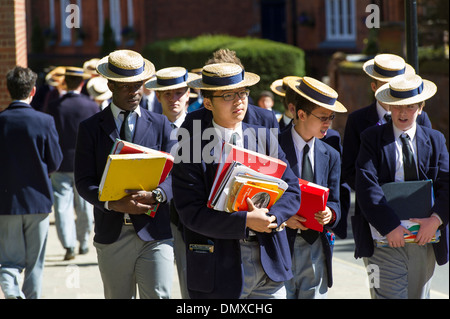 Harrow: molto British School girato per Sky 1 Foto Stock