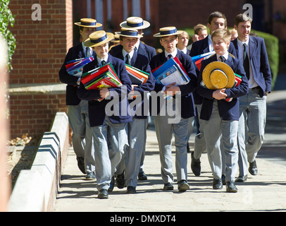 Harrow: molto British School girato per Sky 1 Foto Stock