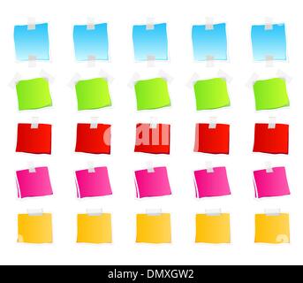 Sticky note di vendita al dettaglio Illustrazione Vettoriale