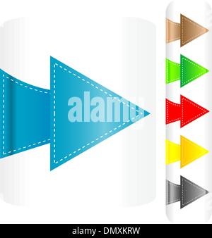 Frecce del vettore di impostare Illustrazione Vettoriale