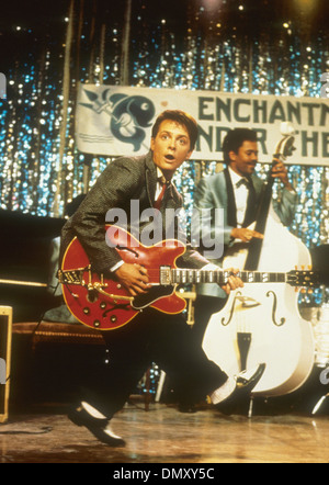 Ritorno al futuro 1985 Universal Studios film con Michael J. Fox Foto Stock