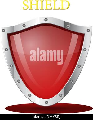 Icona scudo di protezione Illustrazione Vettoriale