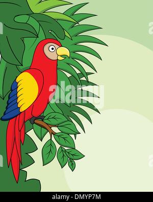 Uccello del Macaw Illustrazione Vettoriale