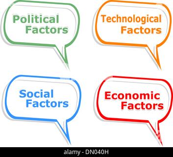 Concetto di cloud del parlato illustrazione del sociale politica individuale Illustrazione Vettoriale