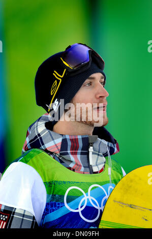 Feb 17, 2010 - Cypress Mountain, British Columbia, Canada - Stati Uniti" SCOTT LAGO durante gli uomini Halfpipe Snowboard a concorrenza di 2010 giochi olimpici invernali di Vancouver. (Credito Immagine: © Jed Conklin/ZUMA Press) Foto Stock