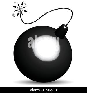 icona della bomba Illustrazione Vettoriale