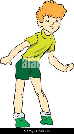 Ragazzo illustrazione vettoriale Illustrazione Vettoriale