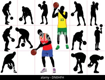 Basketball poster. Illustrazione Vettoriale Illustrazione Vettoriale
