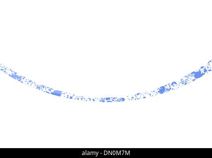 Abstract inverno sfondo con copyspace. EPS 8 Illustrazione Vettoriale
